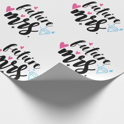 Papier Cadeau Futur Mme Bide sera Mariage, Fête de l'mariée Don (Coin)