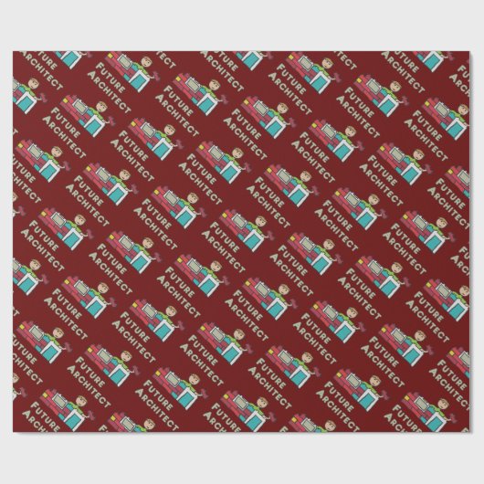 Papier Cadeau Future Architect (Plat)