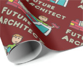Papier Cadeau Future Architect (Coin rond)