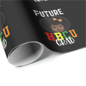Papier Cadeau Future diplômée d'une université historiquement no (Coin rond)