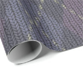 Papier Cadeau Future Dusk Argyle Noël  (Coin rond)