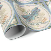 Papier Cadeau G Bureau de création libellule (Coin rond)