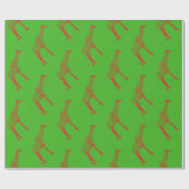 Papier Cadeau Gabarit rouge (Plat)