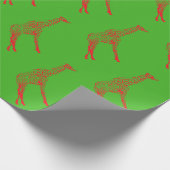 Papier Cadeau Gabarit rouge (Coin)