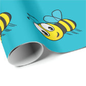 Papier Cadeau Gaffez l'abeille, bourdonnement (Coin rond)