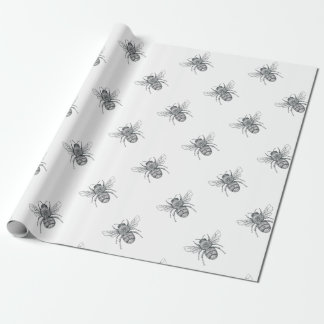 Papier Cadeau Gaffez le tatouage de mandala d'abeille