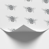 Papier Cadeau Gaffez le tatouage de mandala d'abeille (Coin)