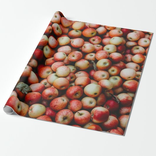 PAPIER CADEAU GALA POMMES (Déroulé)