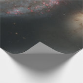 Papier Cadeau Galaxie à bulles (espace) (univers) (Messier 51A) (Coin)