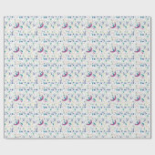 Papier Cadeau Galaxie Arcade 90 - Blanc (Plat)