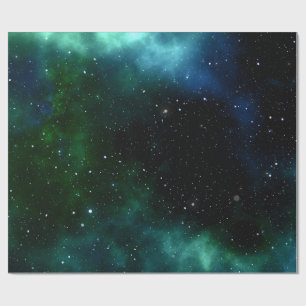 Papier Cadeau Galaxie céleste Stars Photo