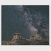 Papier Cadeau Galaxie colorée (Plat)