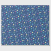 Papier Cadeau Galaxie du Baby shower spatial (Plat)