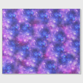 Papier Cadeau Galaxie pourpre (Plat)