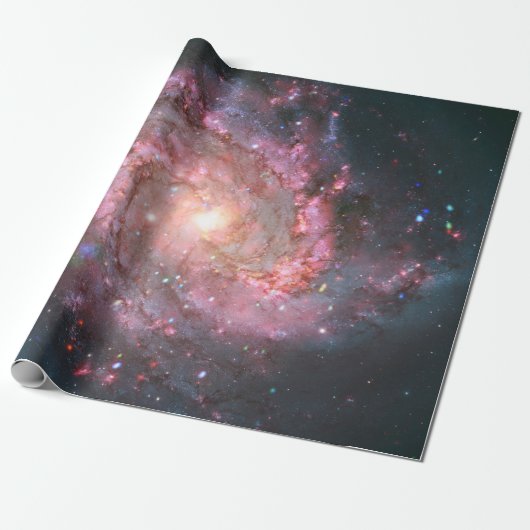 Papier Cadeau Galaxie spirale de M83 (Déroulé)