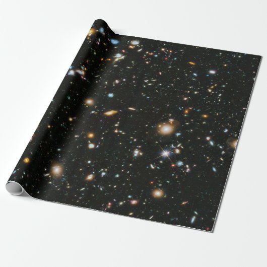 Papier Cadeau Galaxies de champ ultra profond Hubble de la NASA (Déroulé)