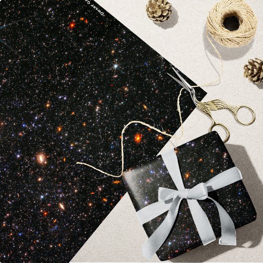 Papier Cadeau Galaxy naine WLM James Webb Telescope spatial Hi-R