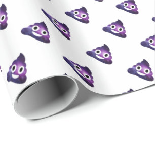 Papier Cadeau Galaxy Poo Emoji