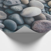 Papier Cadeau Galet de plage lisse (Coin)