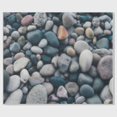 Papier Cadeau Galet de plage lisse (Plat)