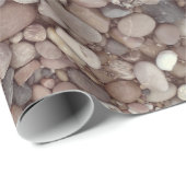 Papier Cadeau Galets Magique Photo Glossy Papier à envelopper (Coin rond)