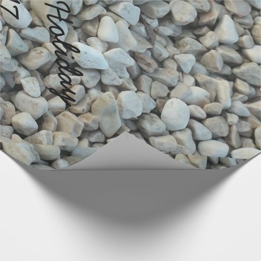 Papier Cadeau Galets sur Beach Stone Photographie (Coin)