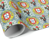 Papier Cadeau Galo de Barcelos, Portugal (Coin rond)