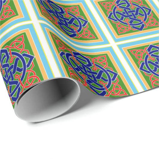 Papier Cadeau Galway celtique (Coin rond)