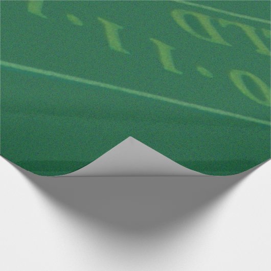 Papier Cadeau Gamblers Craps Table Wraps Papier Conception (Coin)