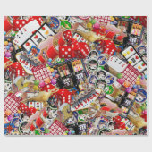 Papier Cadeau Gamblers Delight - Las Vegas Icons (Plat)