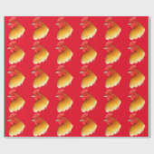 Papier Cadeau Gamecock (Plat)