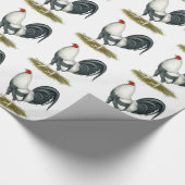 Papier Cadeau Gamecock Bleu d'argent du jeu américain (Coin)