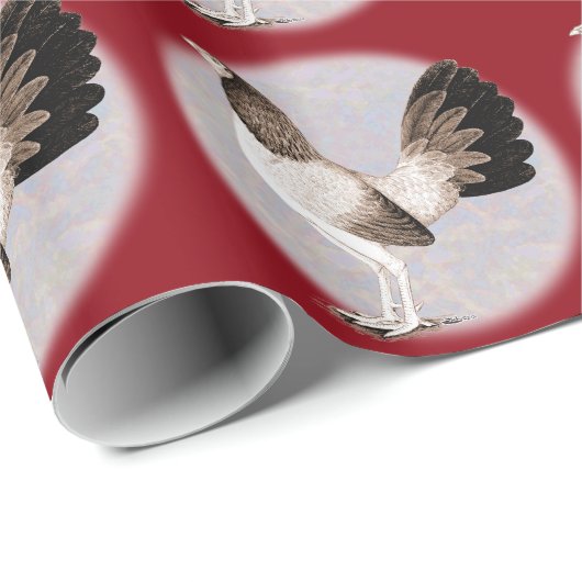 Papier Cadeau Gamecock : Hennie (Coin rond)