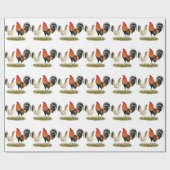 Papier Cadeau Gamefowl wheatens (Plat)