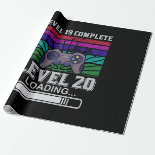 Papier Cadeau Gamer Art Level 20 Chargement