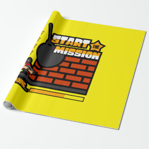 Papier Cadeau Gamer Cadeau Commencer La Mission