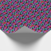 Papier Cadeau Gamer Design Retro Vintage 80's (Coin)