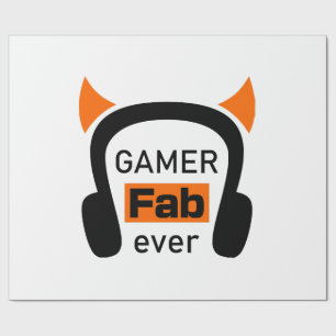 Papier Cadeau gamer fab ever