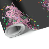 Papier Cadeau Gamer fille (Coin rond)