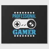 Papier Cadeau Gamer Gift Professional Gamer (Plat)
