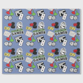 Papier Cadeau Gamer original (Plat)