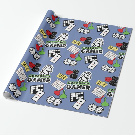 Papier Cadeau Gamer original (Déroulé)