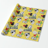 Papier Cadeau Gamer original (Déroulé)