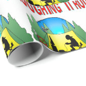 Papier Cadeau Gamer Roughing It (Coin rond)