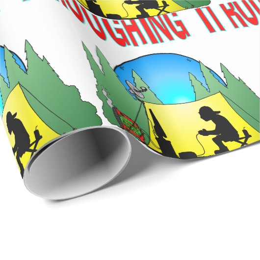 Papier Cadeau Gamer Roughing It (Coin rond)