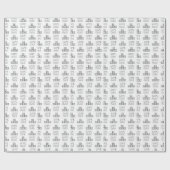 Papier Cadeau Gamer WASD jeu sur le mariage de jeu (Plat)