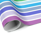 Papier Cadeau Gamme large blanc pointu en arc-en-ciel (Coin rond)