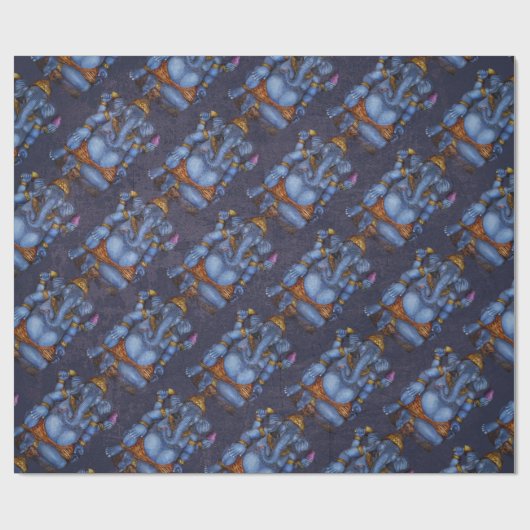 Papier Cadeau Ganesha (Plat)