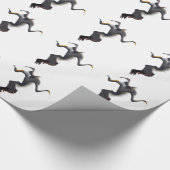 Papier Cadeau Gannets-Oiseau de mer Abstrait (Coin)