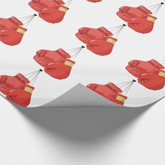Papier Cadeau Gants de boxe (Coin)